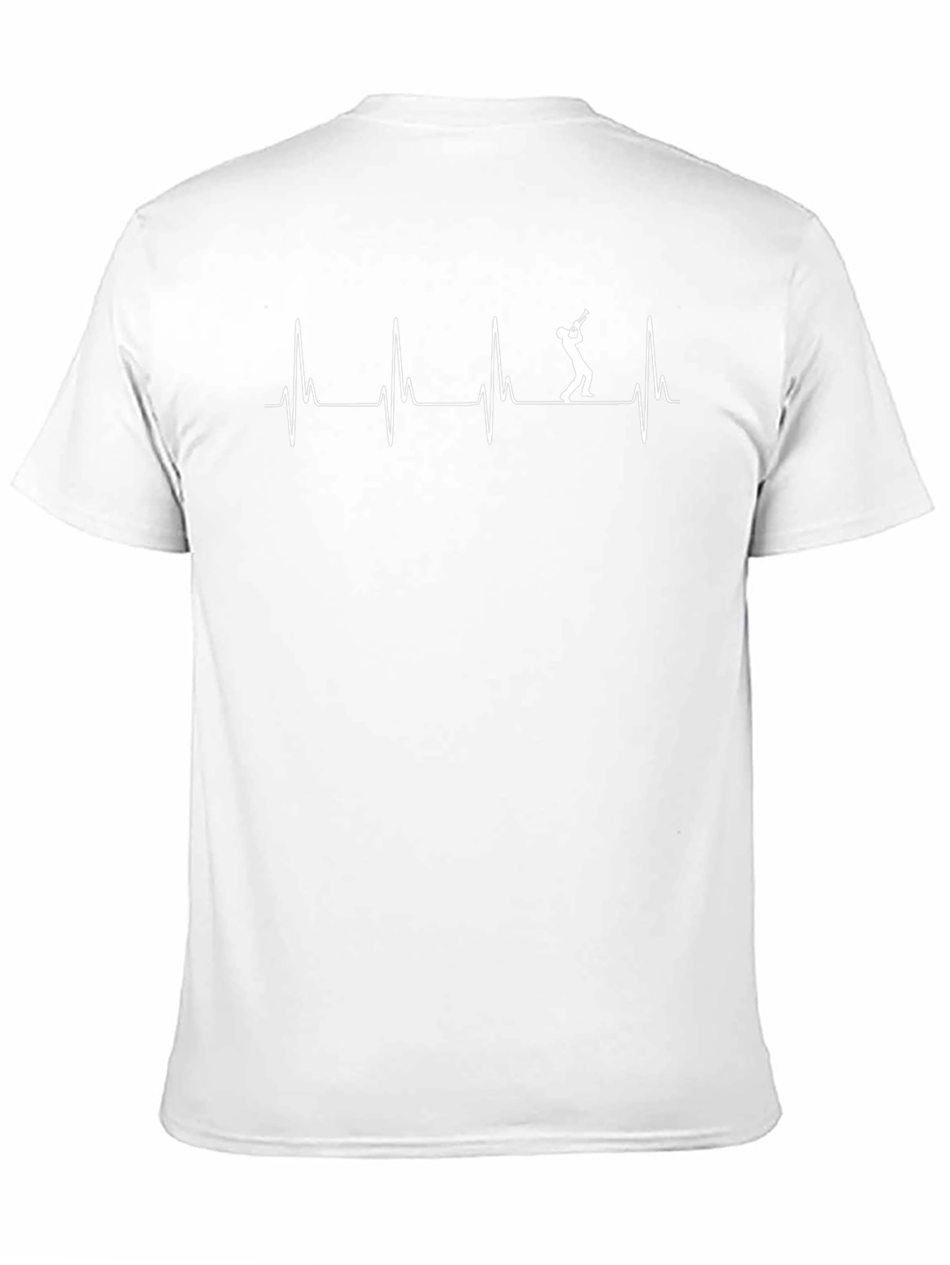 Trumpet Heartbeat T-Shirt - Musicians Pulse
