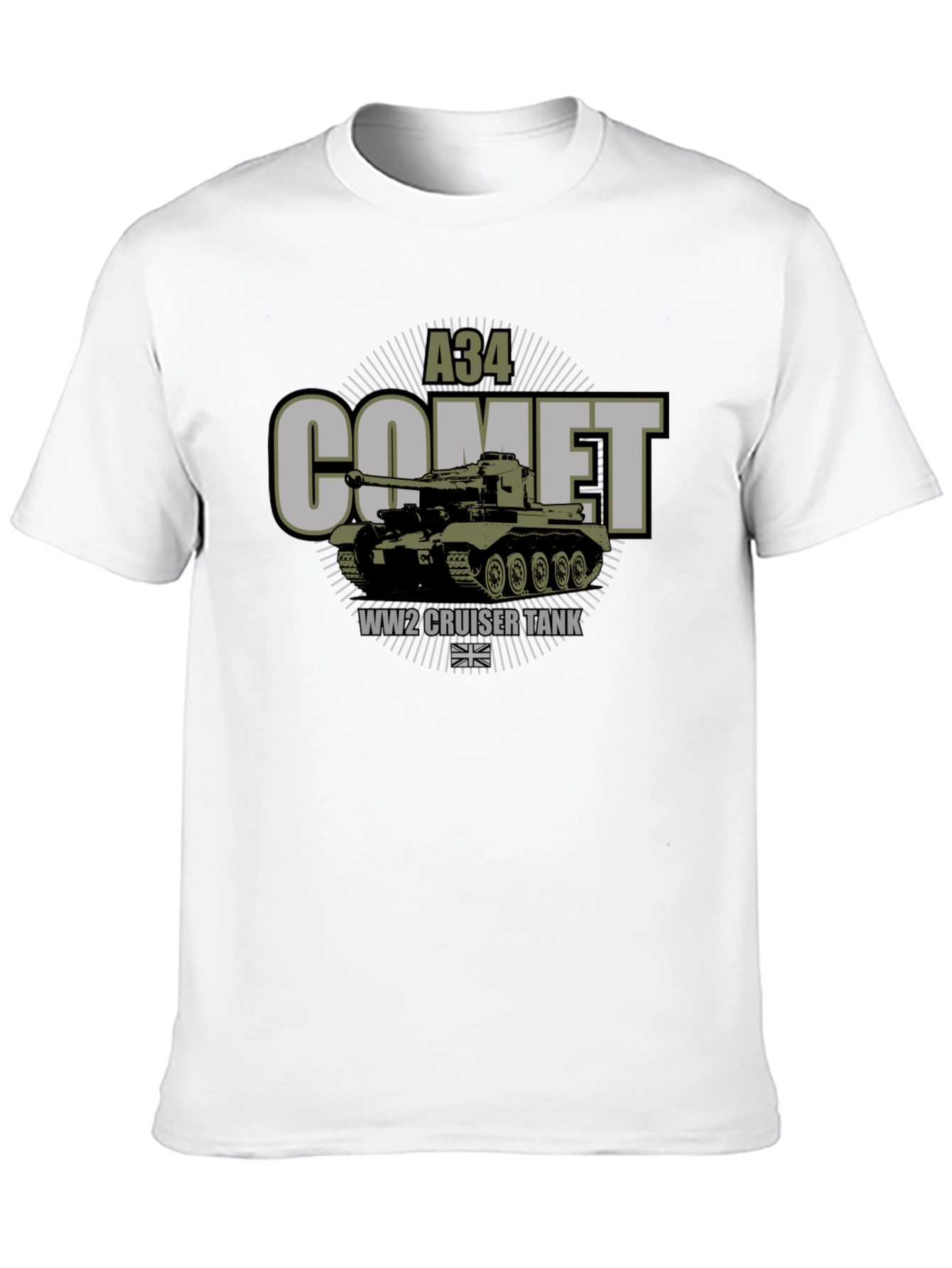 A34 Comet Tank T-Shirt - WWII Cruiser Tank