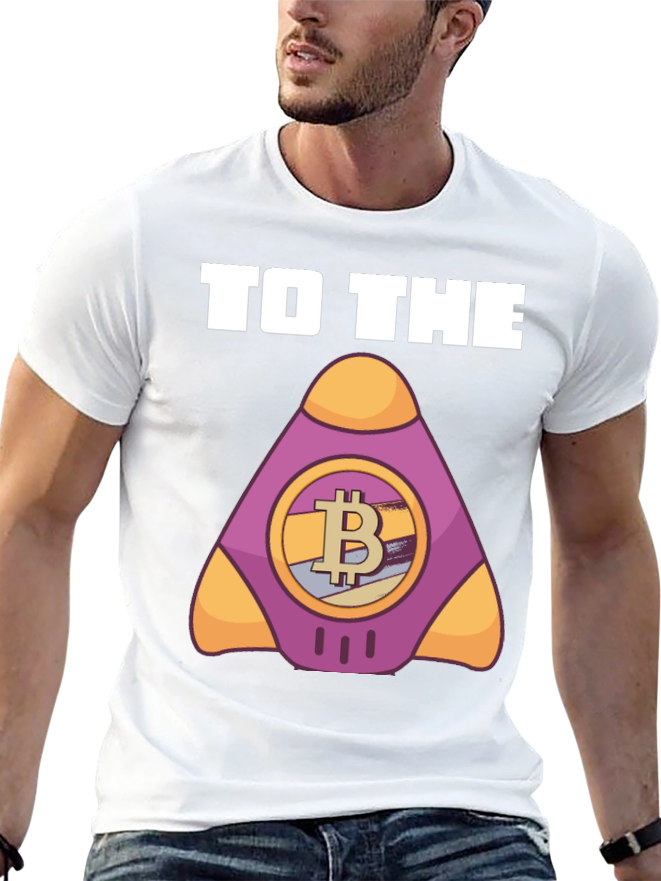 Bitcoin Rocket T-Shirt - Crypto Apparel
