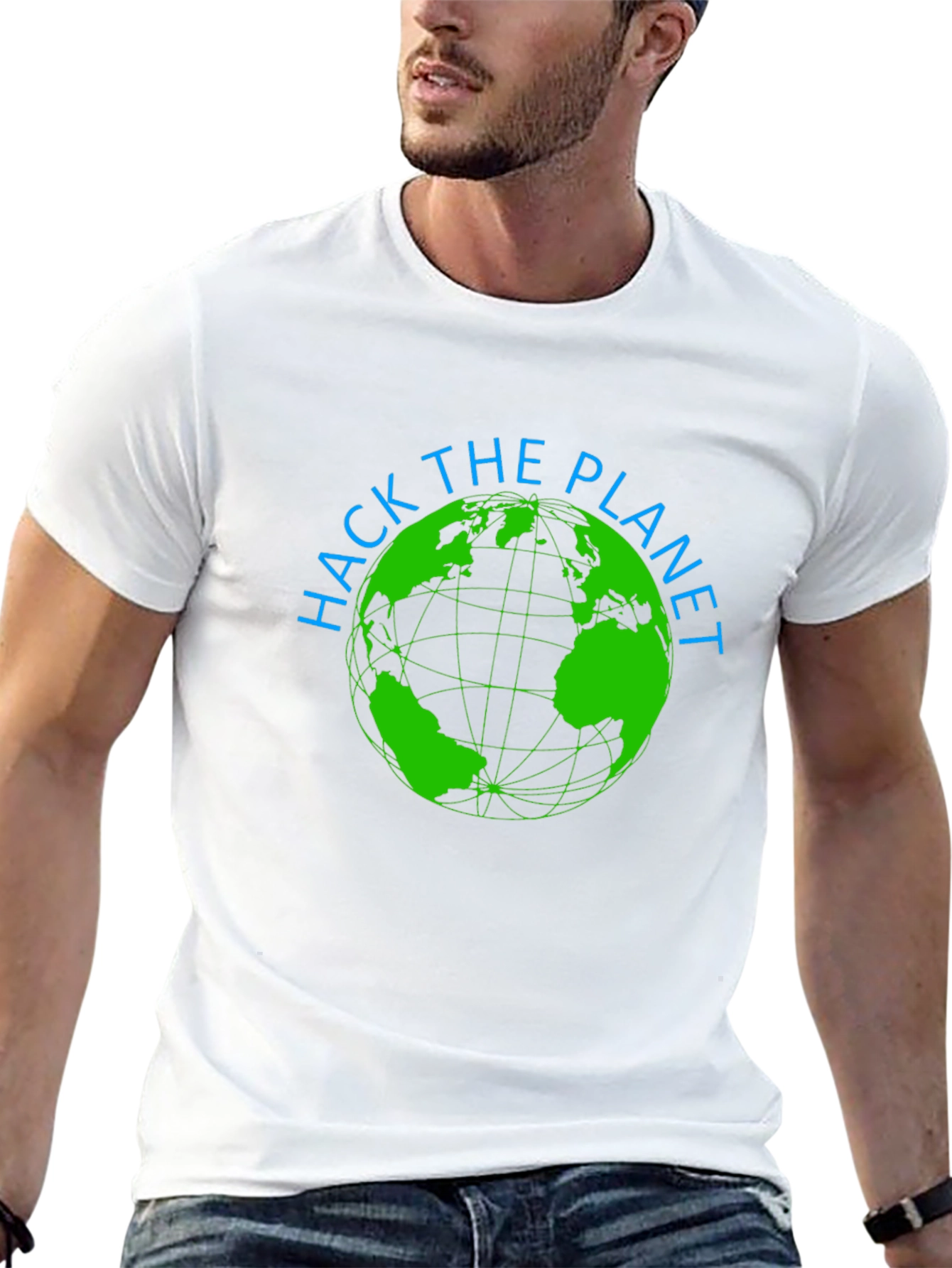Hack The Planet Graphic T-Shirt