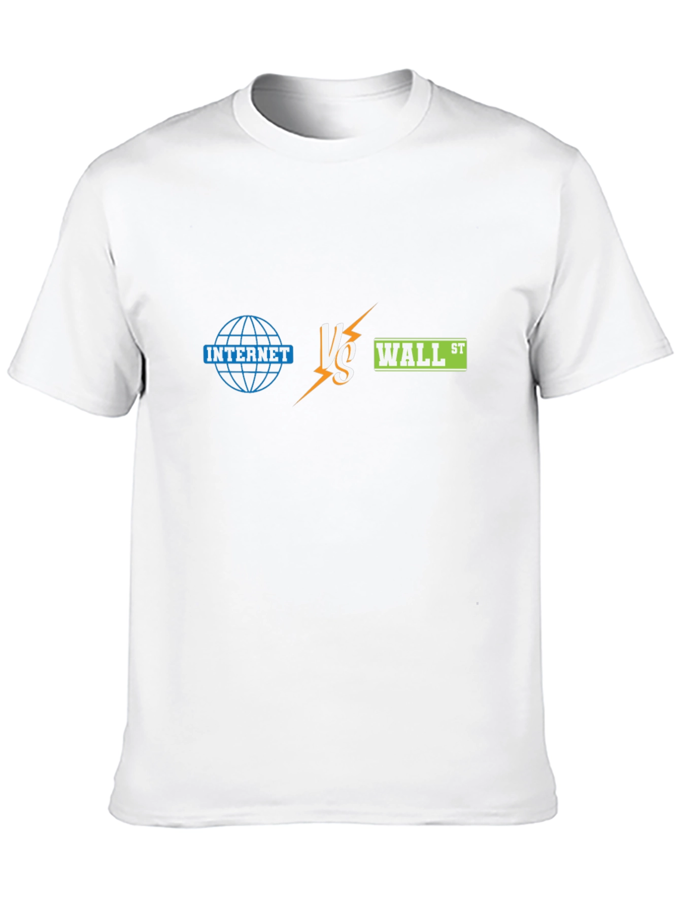 Internet Vs Wall St. Black T-Shirt