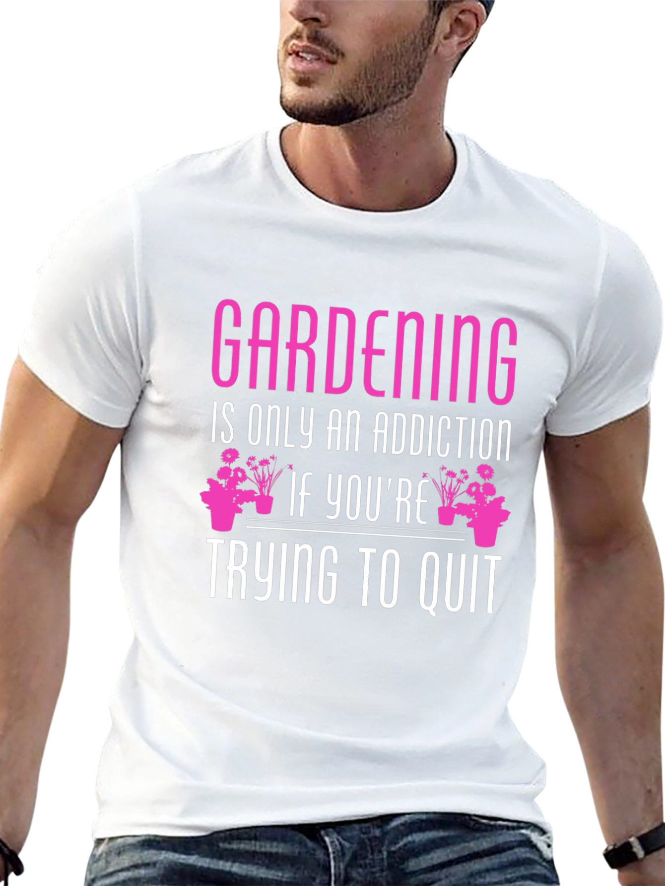 Gardening Addiction Graphic T-Shirt