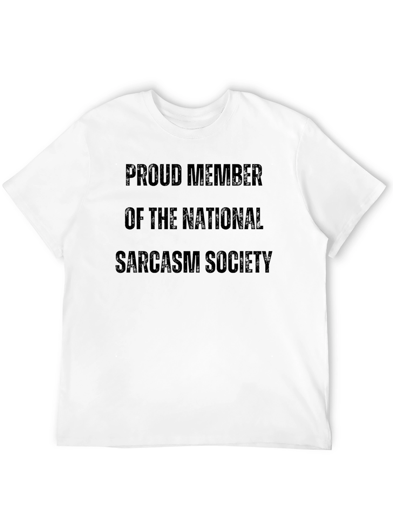 Sarcasm Society T-Shirt - National Humor Club Apparel