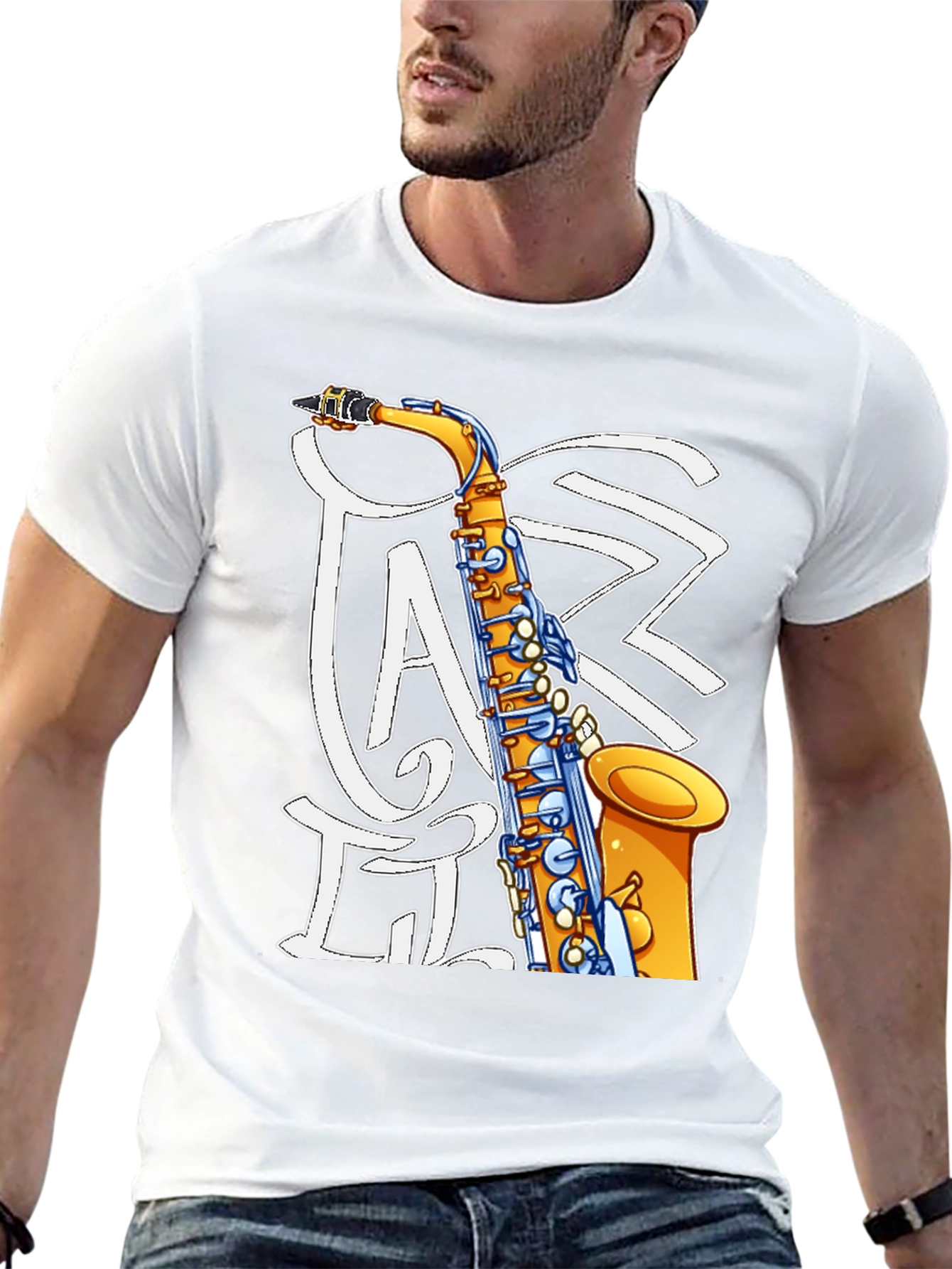 Jazz Music Saxophone T-Shirt