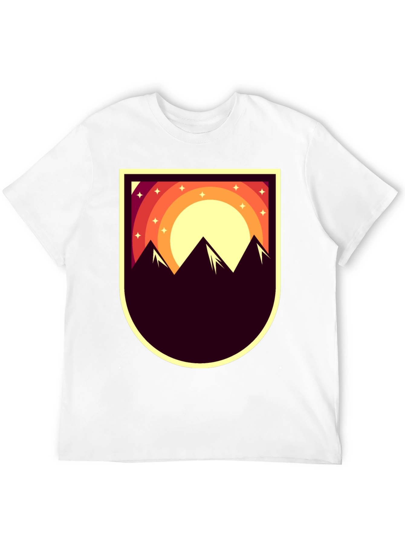 Mountain Sunset Graphic Tee - Adventure Style