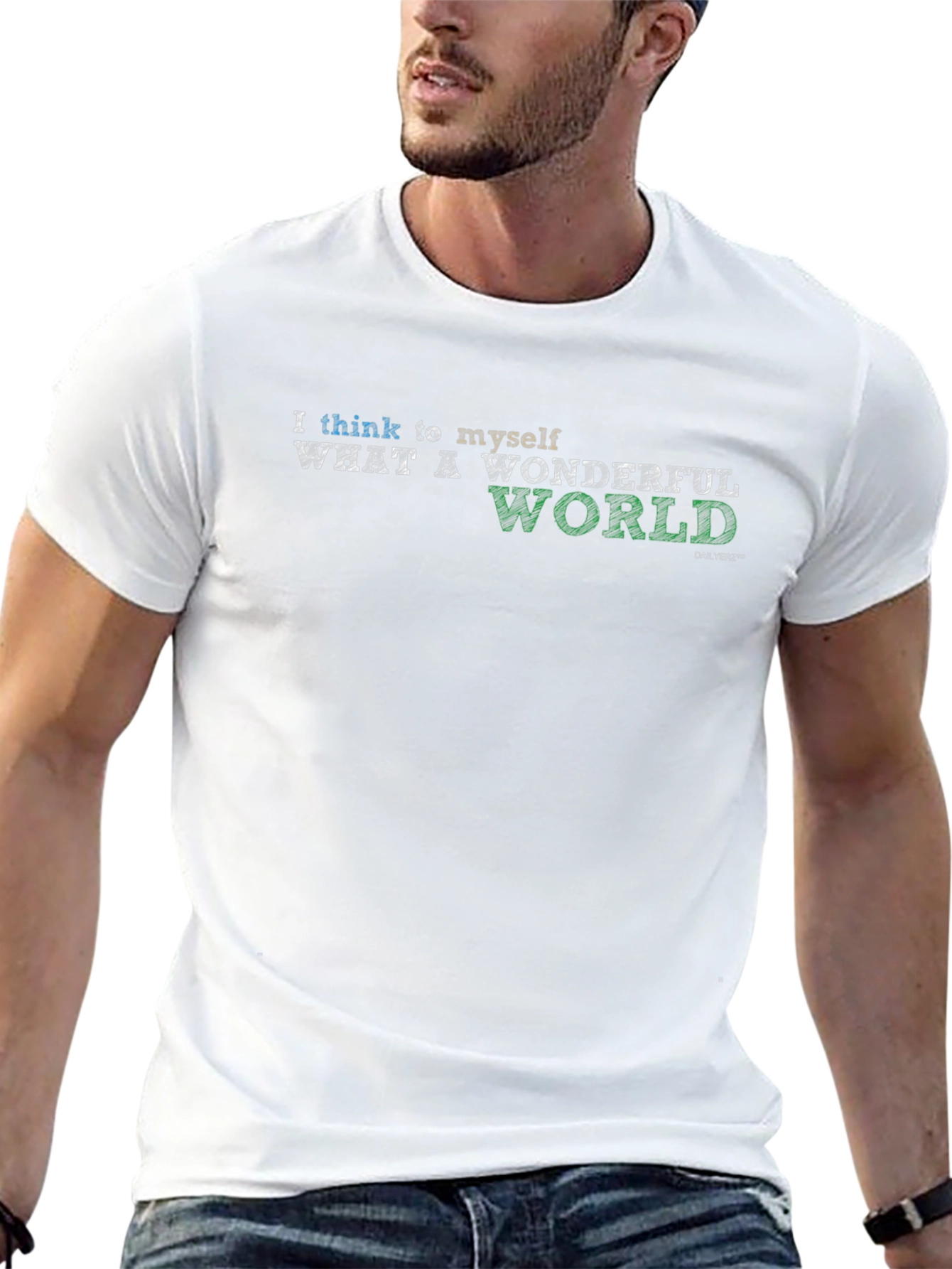 Wonderful World Graphic Tee - Soft Cotton Blend