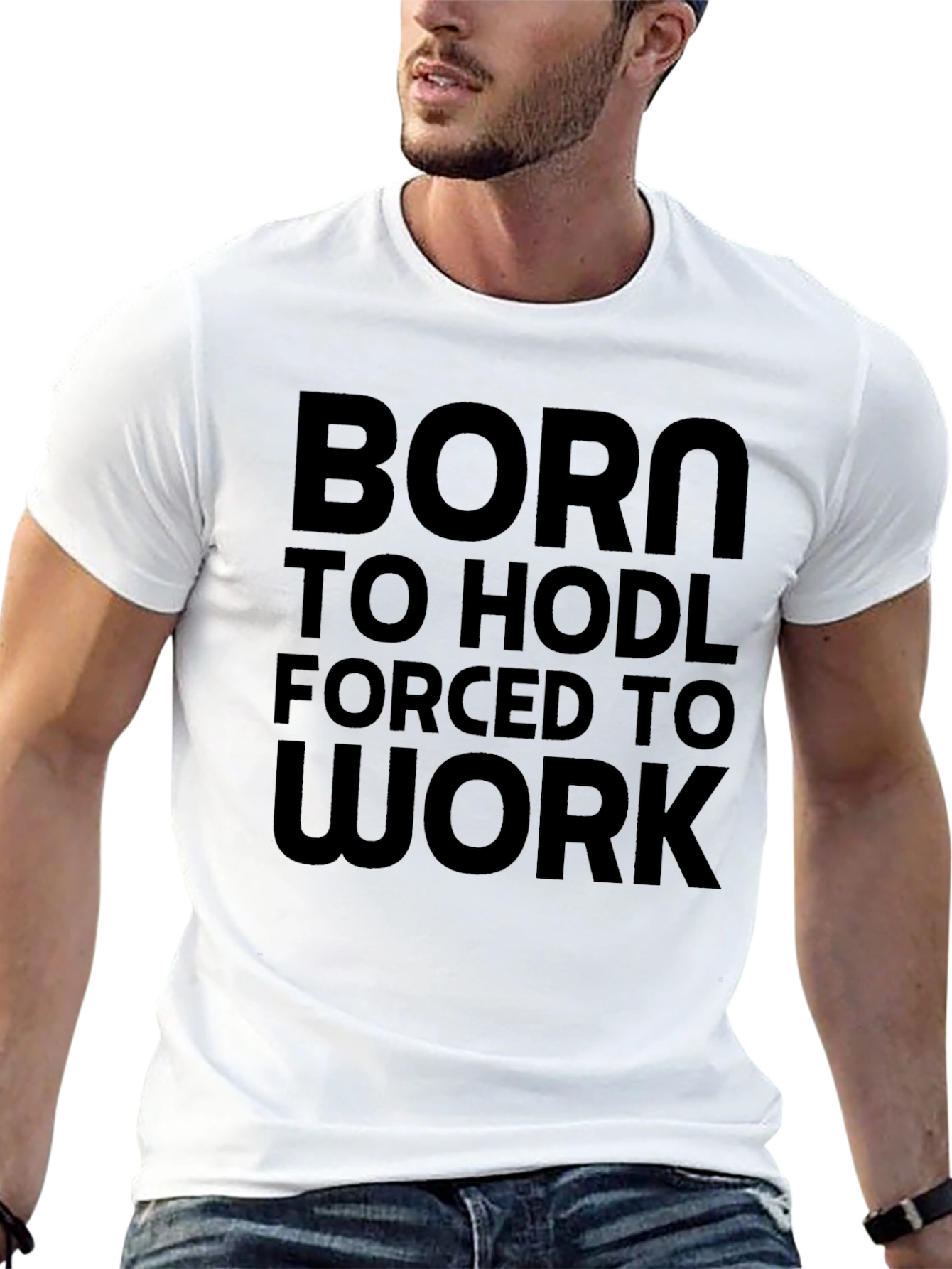 Born to HODL T-Shirt - Crypto Enthusiast Tee