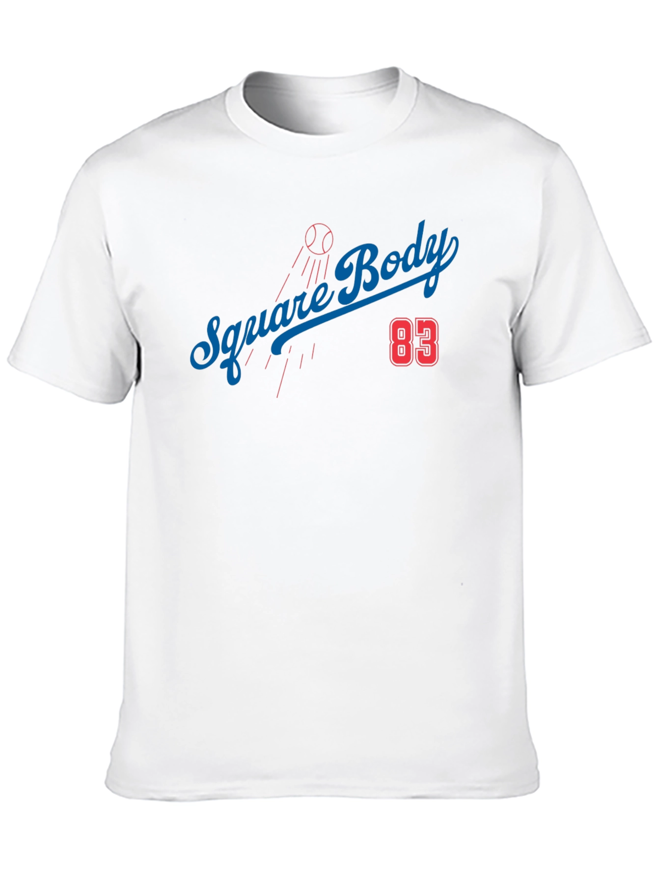Square Body 83 Baseball Style Tee