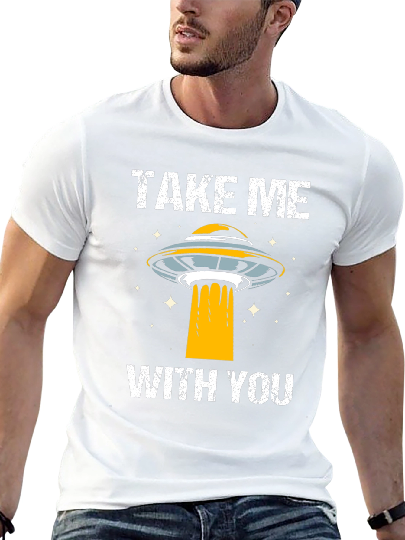 Take Me With You UFO Graphic T-Shirt