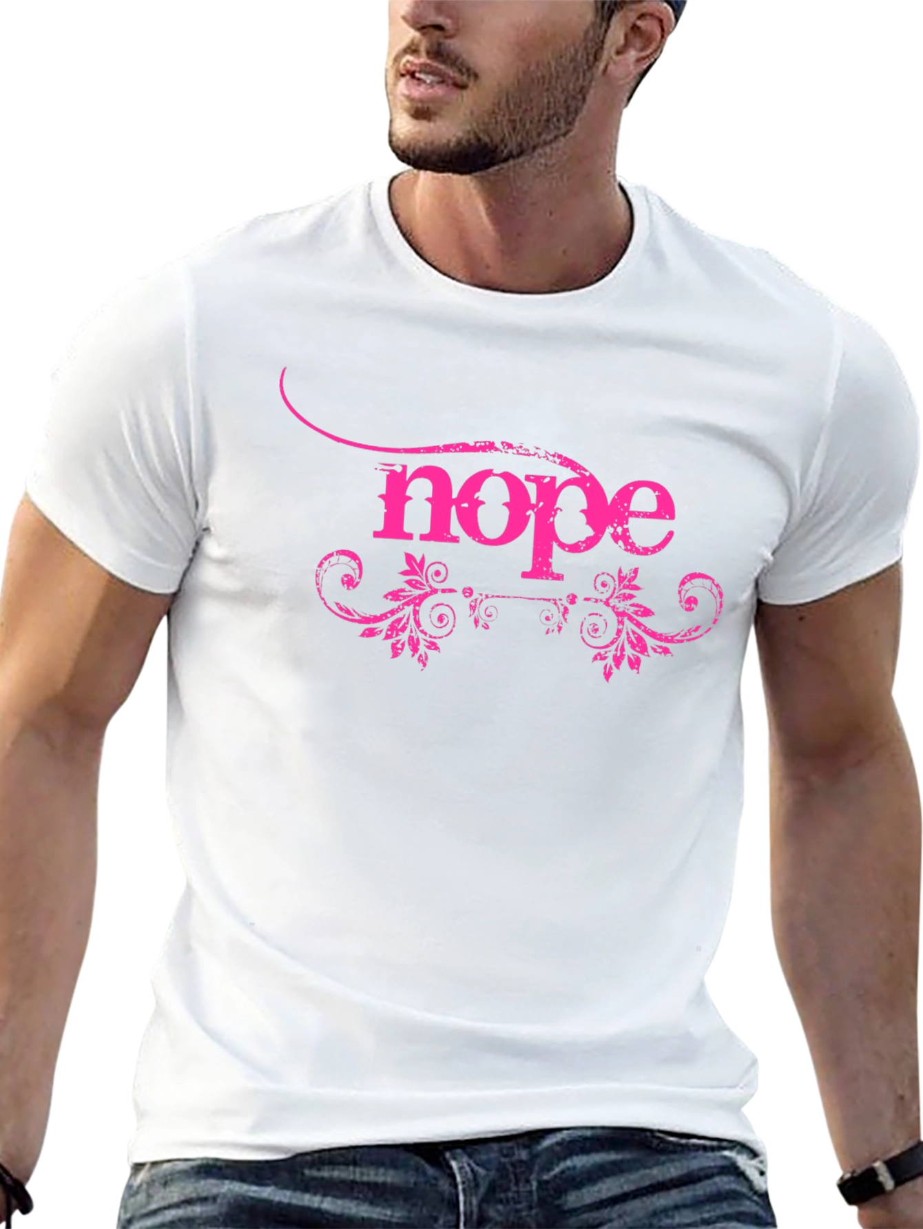 Nope Graphic Tee - Statement T-Shirt