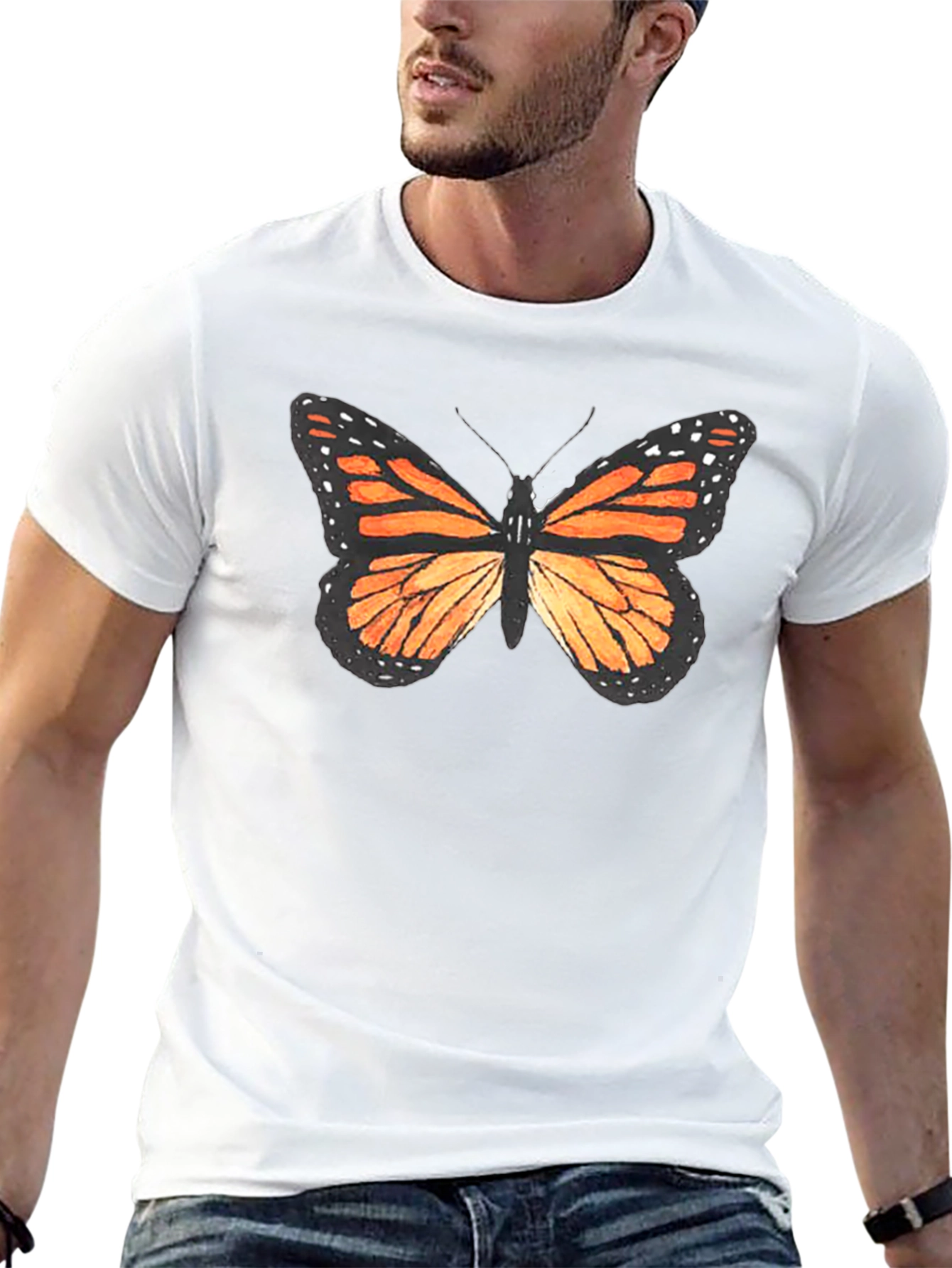 Monarch Butterfly Graphic T-Shirt