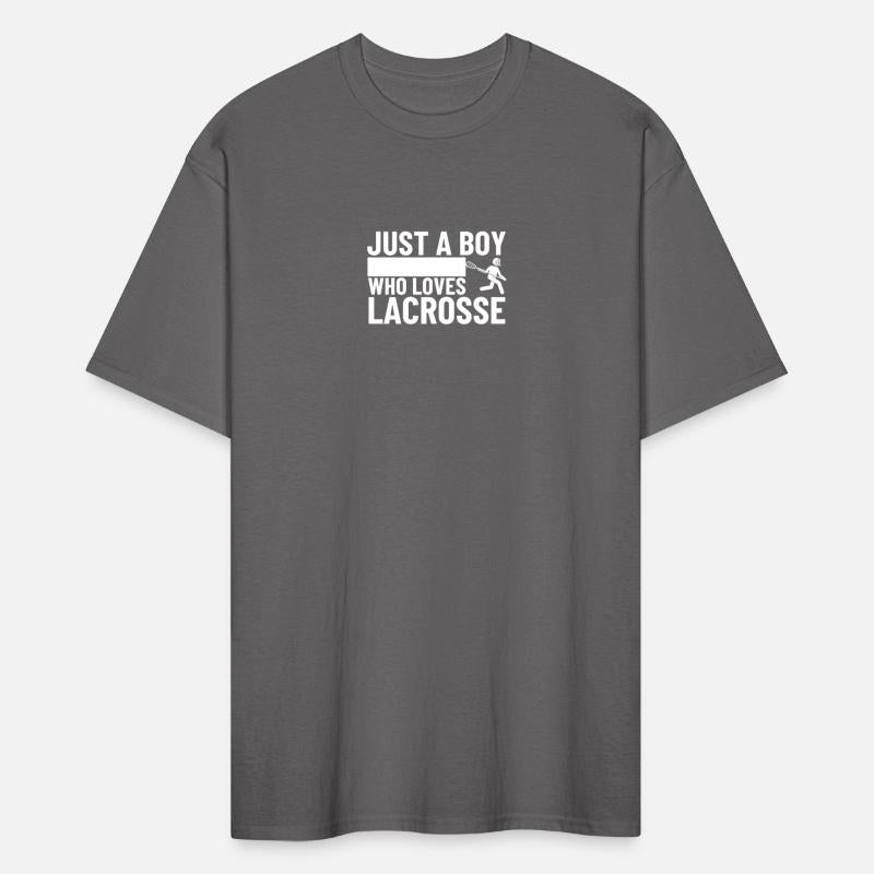Lacrosse Player Just A Boy Who Loves Lacrosse