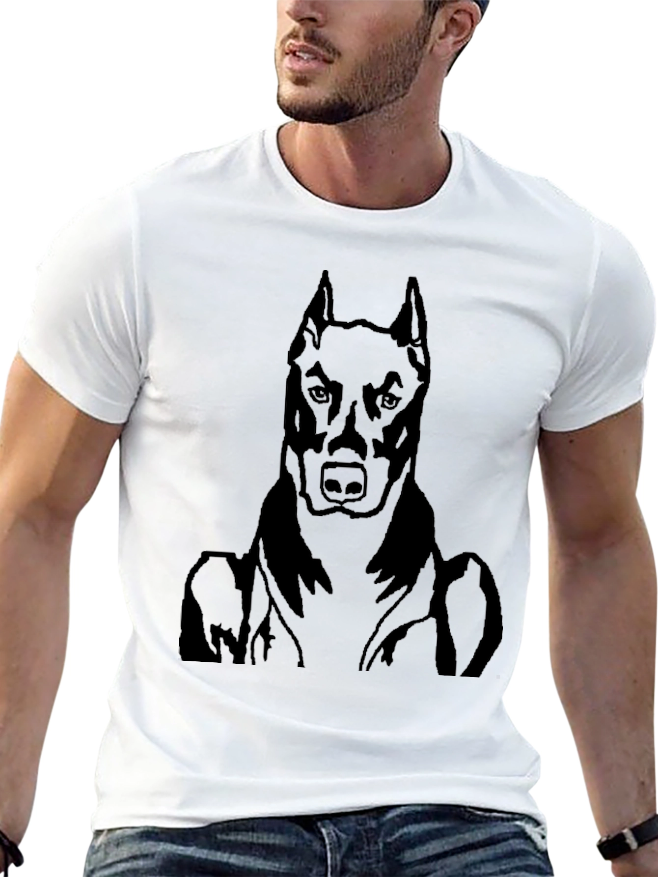 Dog Portrait T-Shirt - Bold Graphic Tee