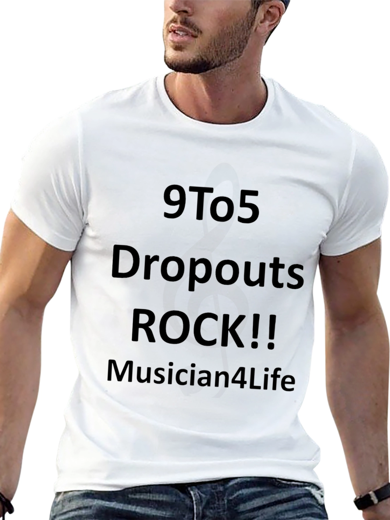 9to5 Dropout Musician T-shirt