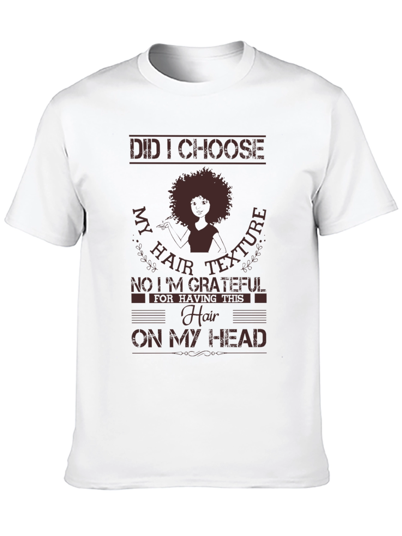 Grateful Hair Texture Graphic Tee