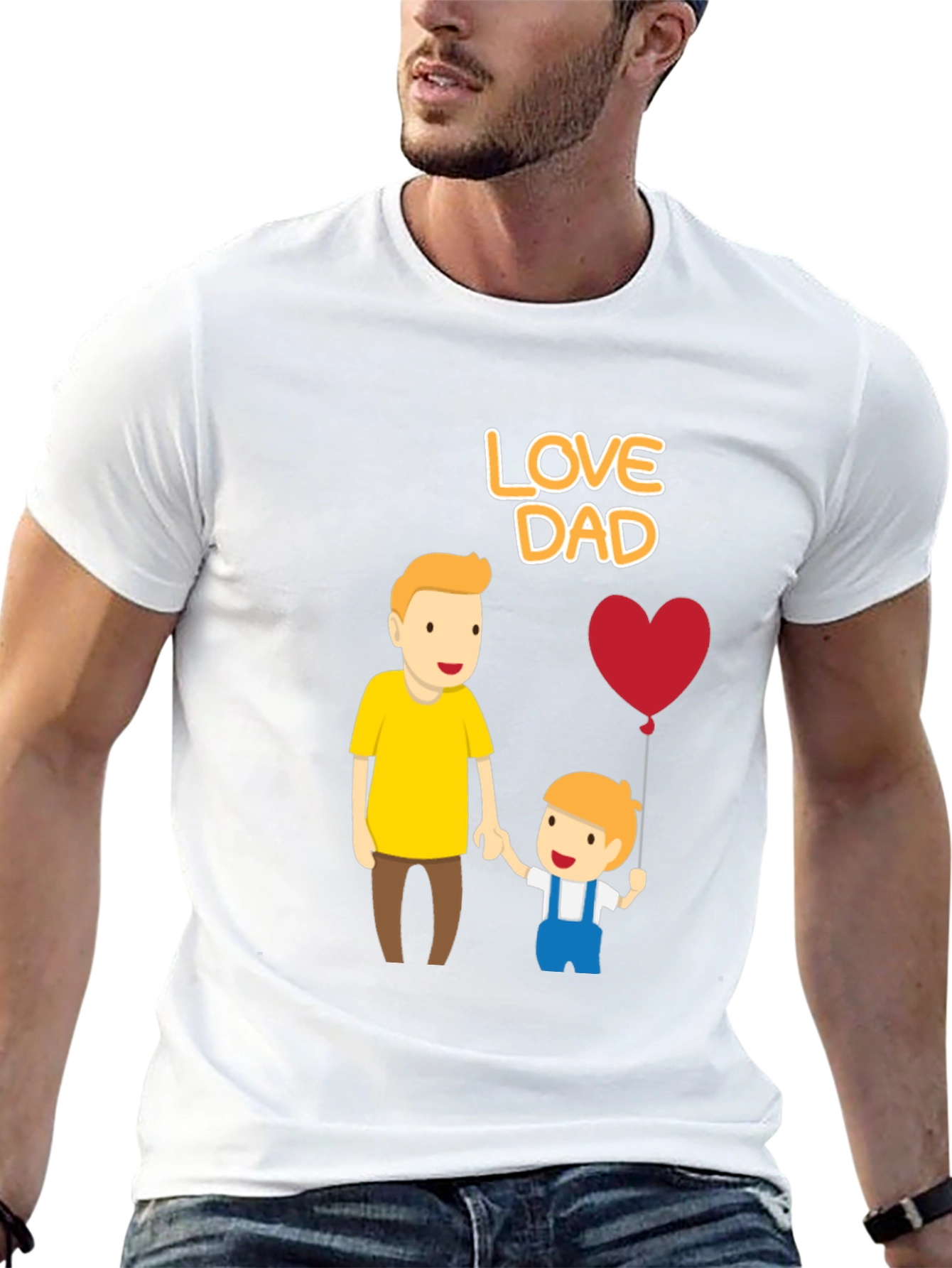 Love Dad T-Shirt - Fathers Day Apparel