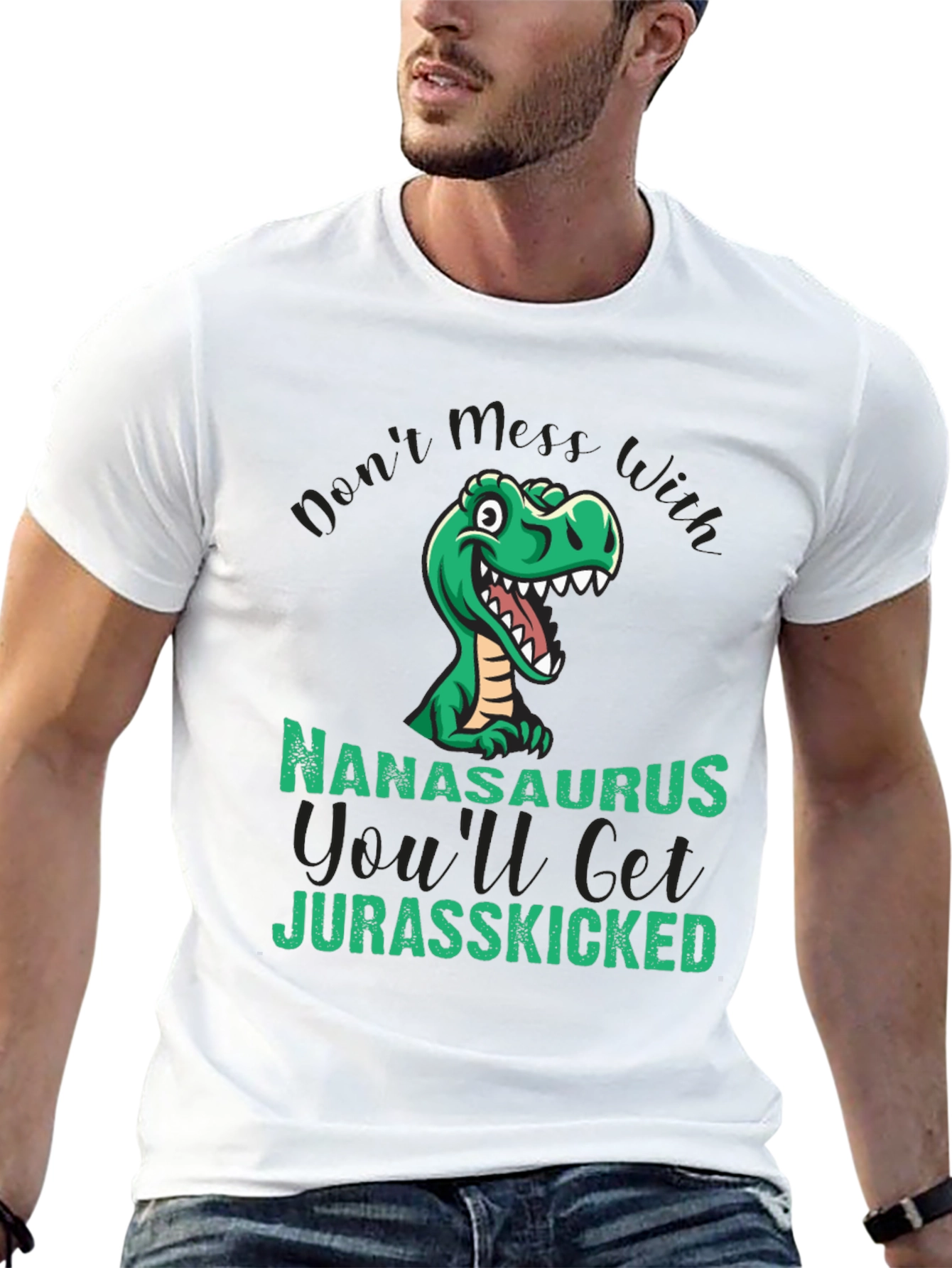 Nanasaurus T-Rex Graphic Tee