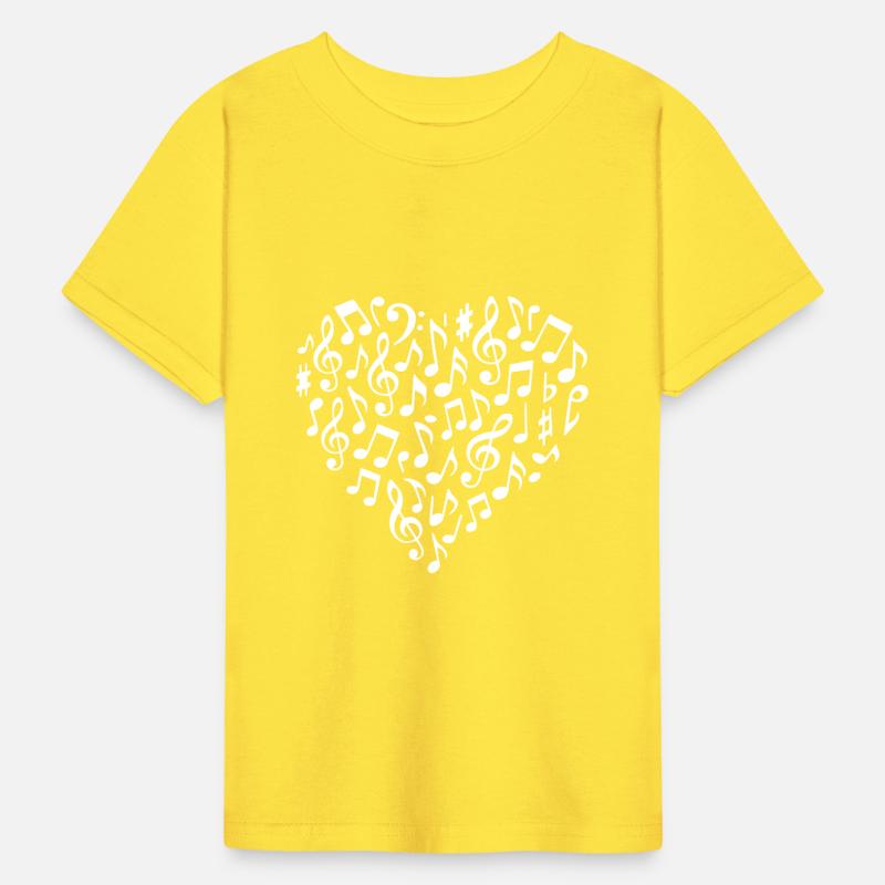 Musical Heart Pattern for Creative Souls