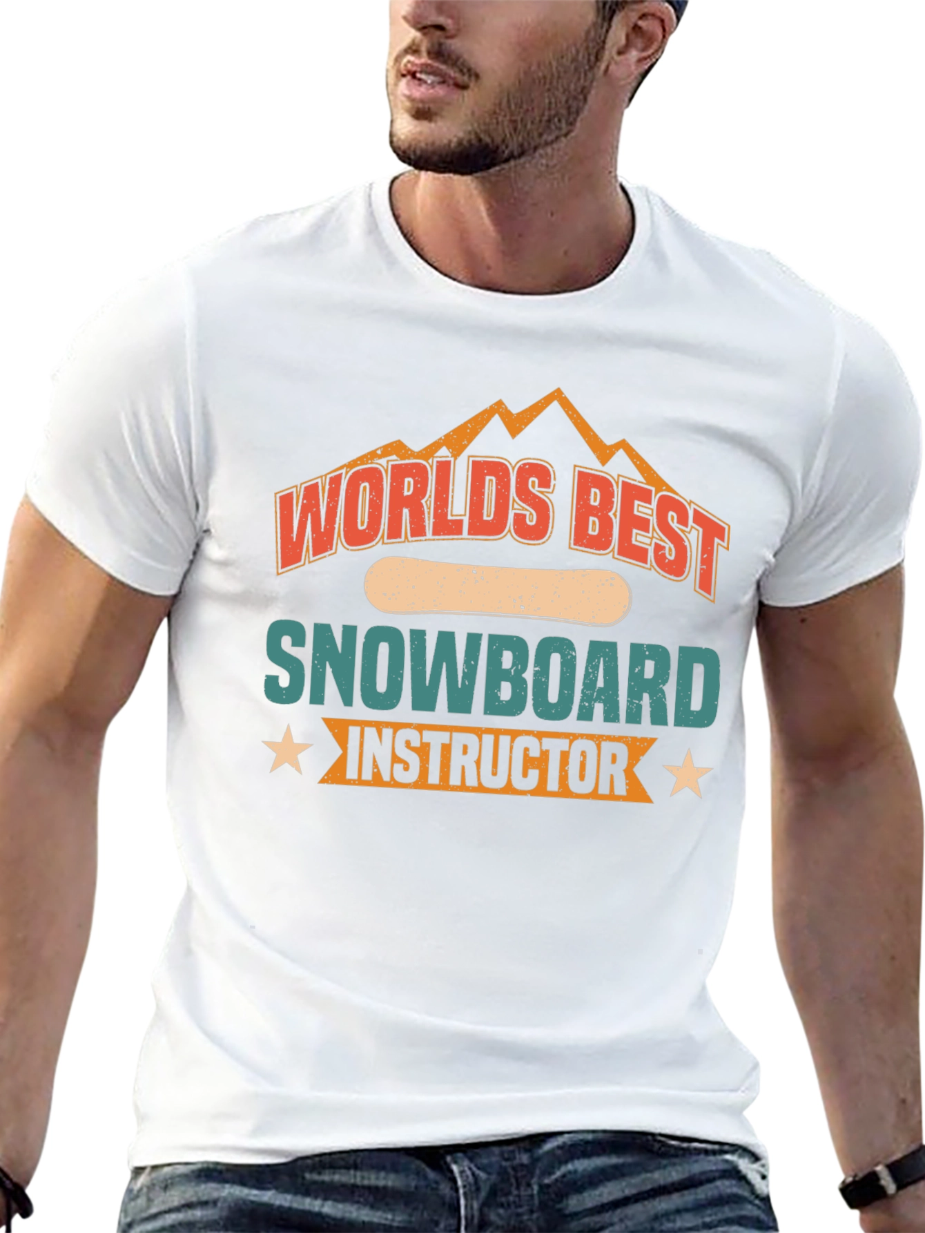 Worlds Best Snowboard Instructor Graphic Tee