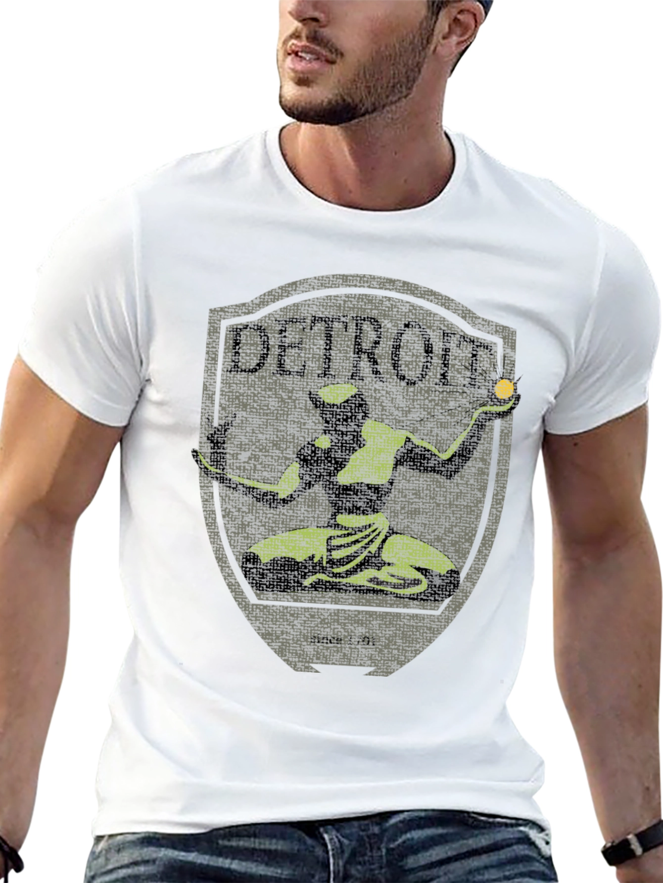 Detroit Established 1701 Graphic T-Shirt