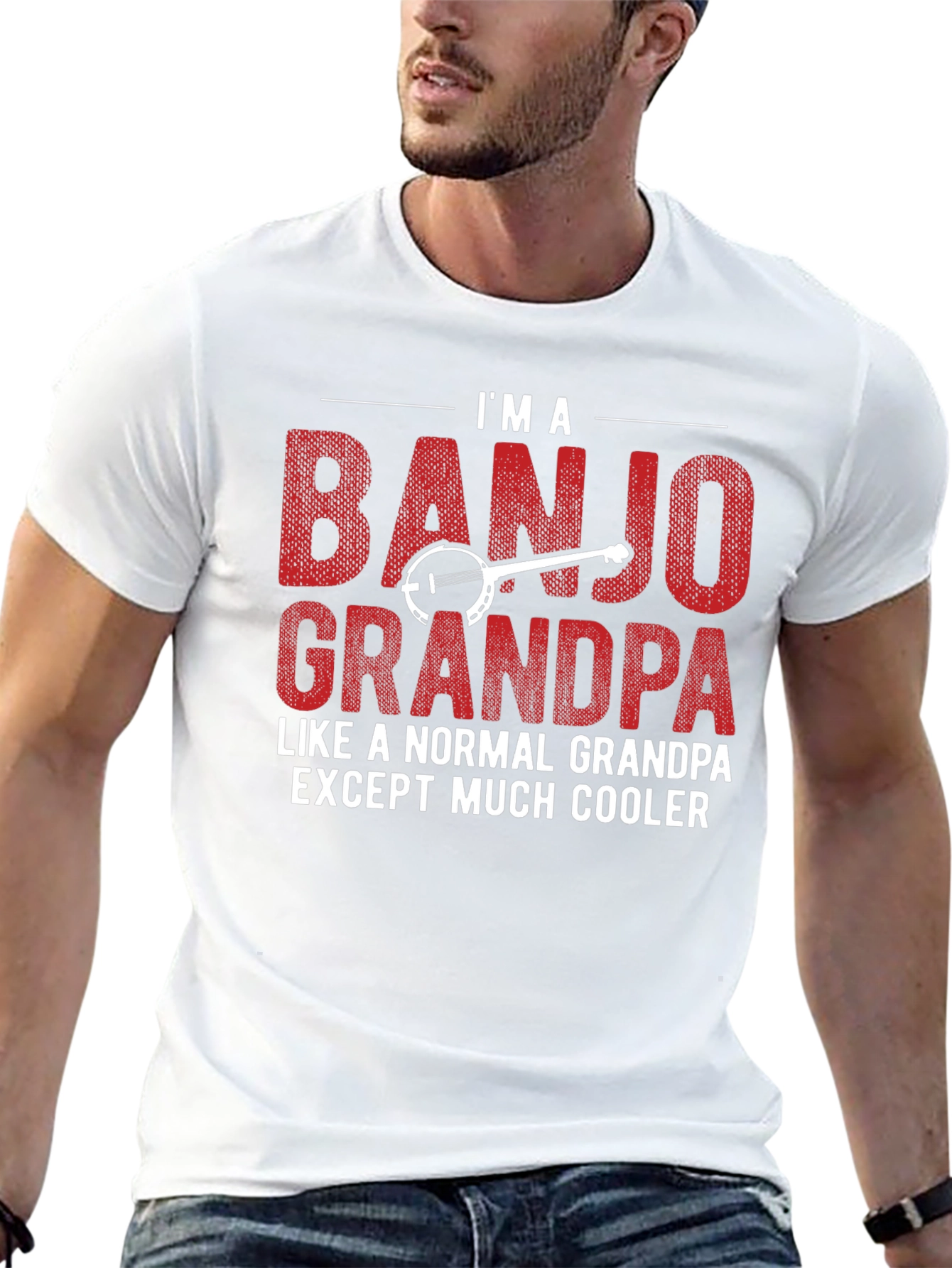 Banjo Grandpa T-Shirt - Cooler Than Normal!