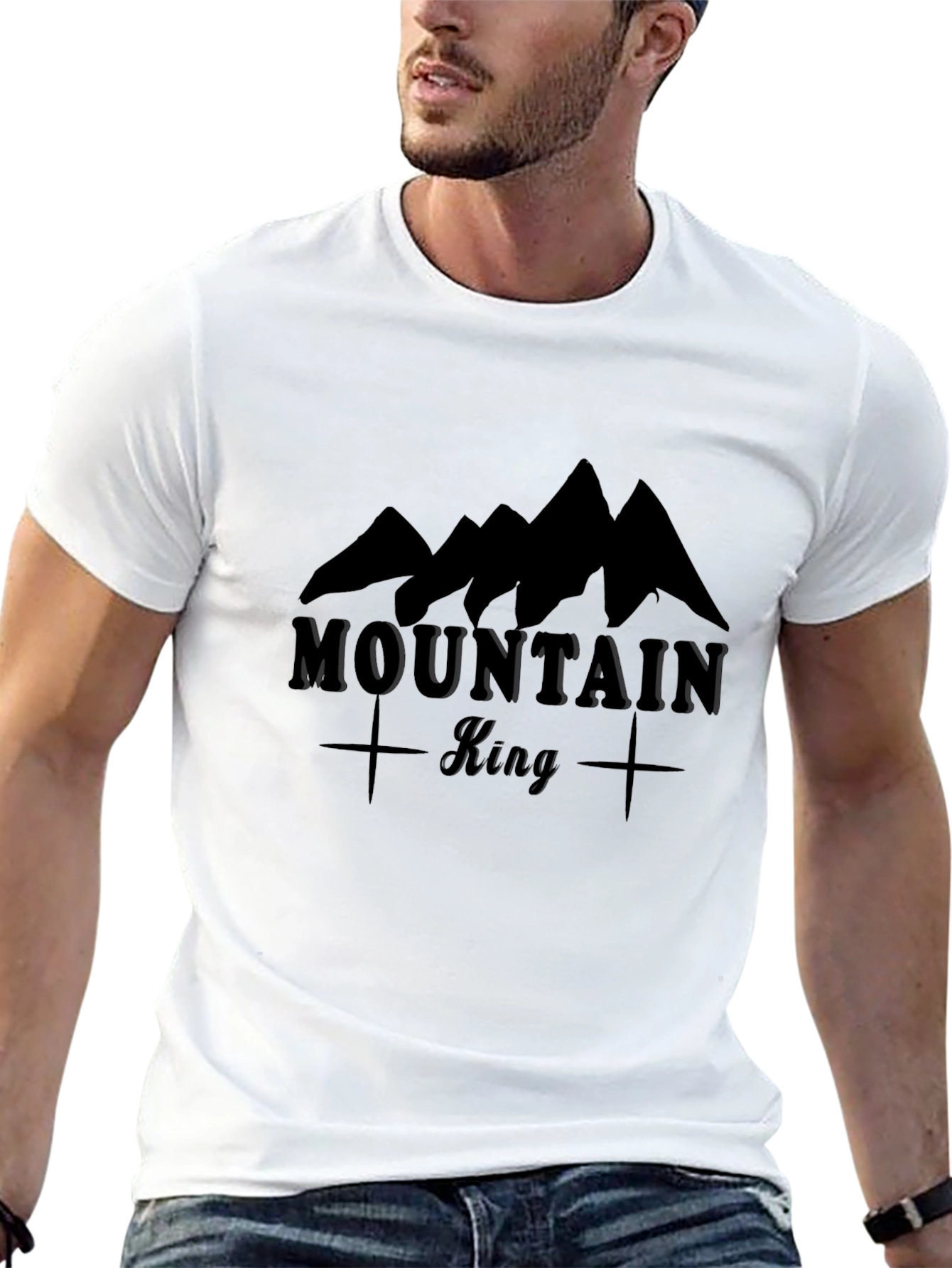 Mountain King Graphic T-Shirt - Black