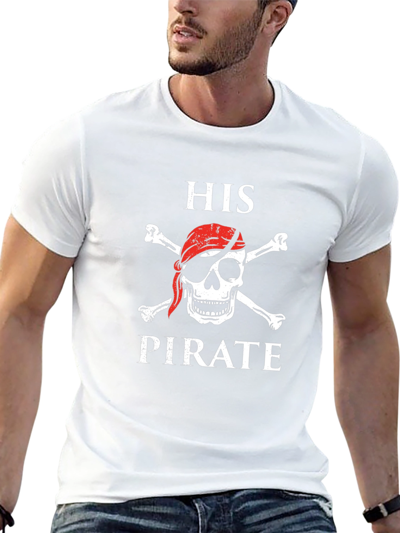 His Pirate Skull & Crossbones T-Shirt
