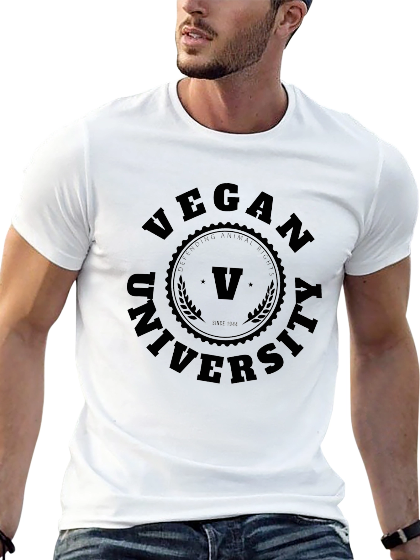 Vegan University T-Shirt - Animal Rights Activist Tee