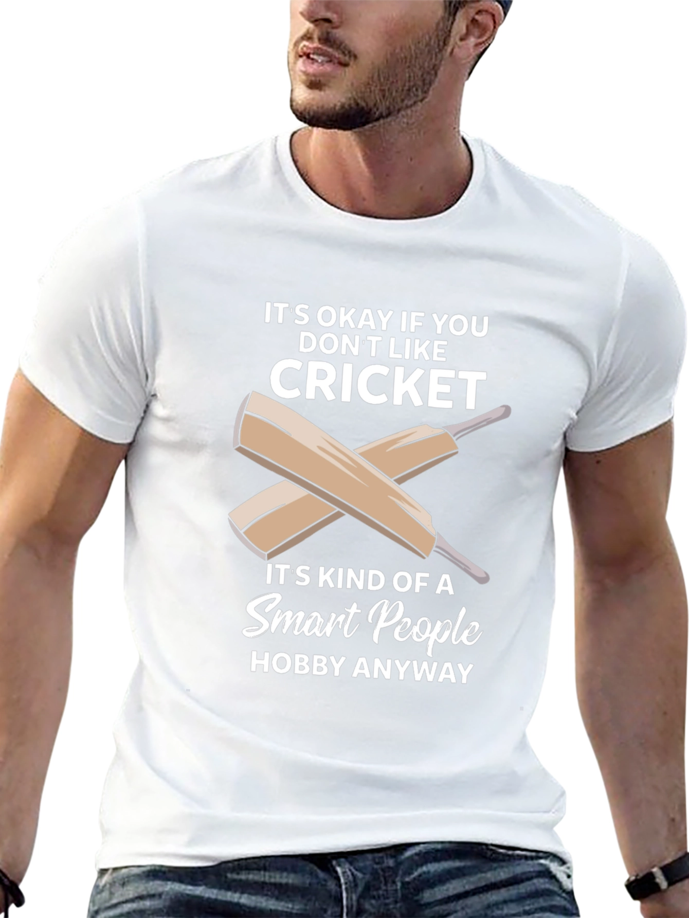 Smart People Cricket Hobby T-Shirt