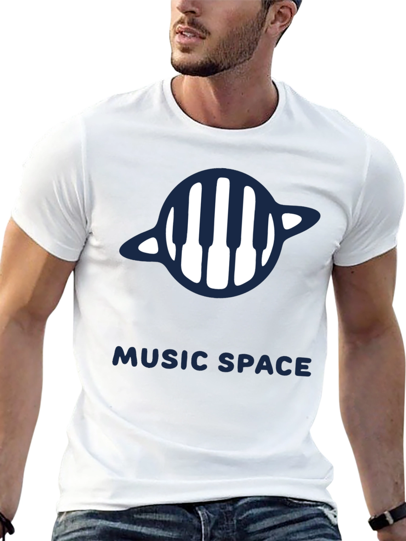 Music Space Graphic Tee - Stylish & Comfortable
