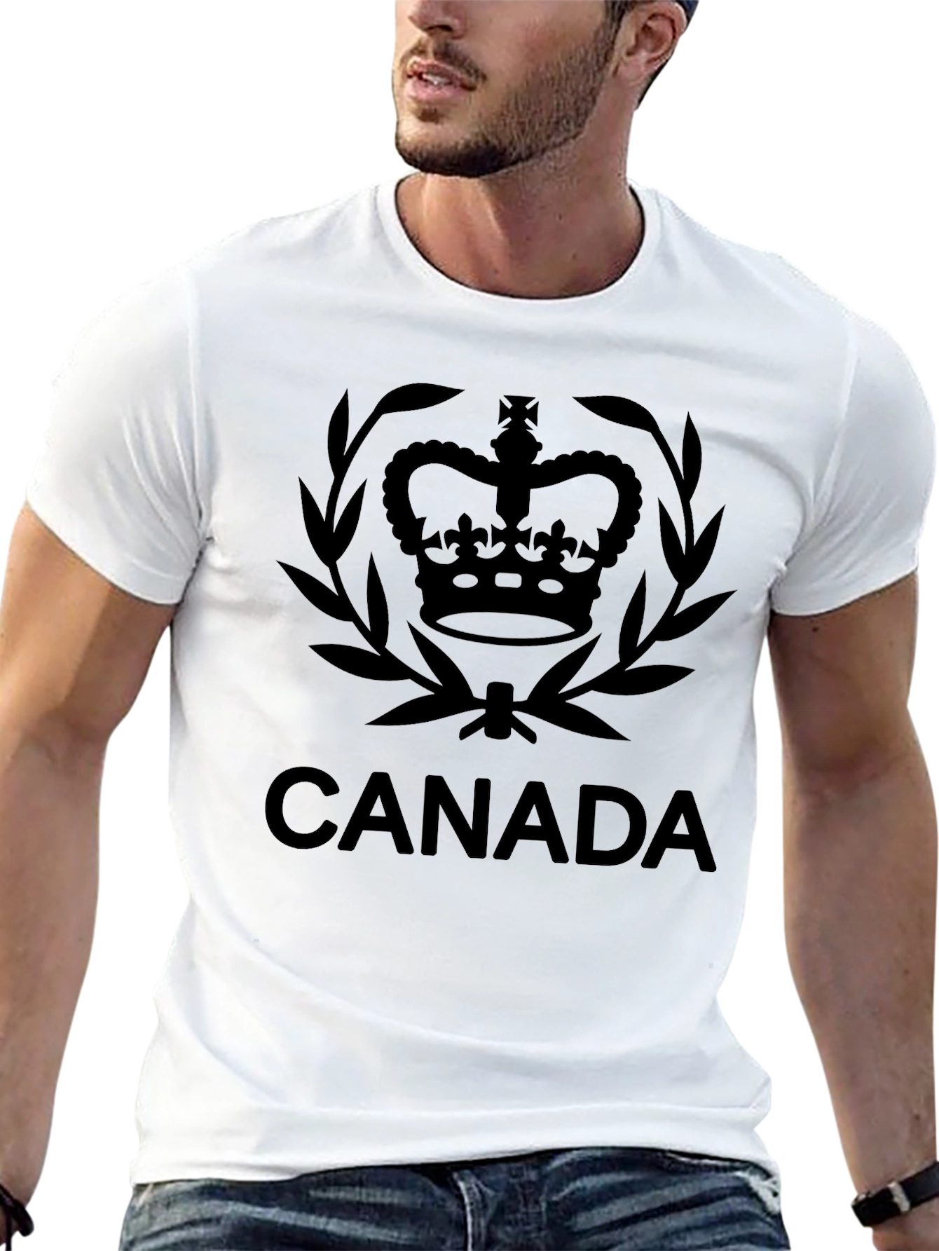 Canada Crown Graphic T-Shirt - Black