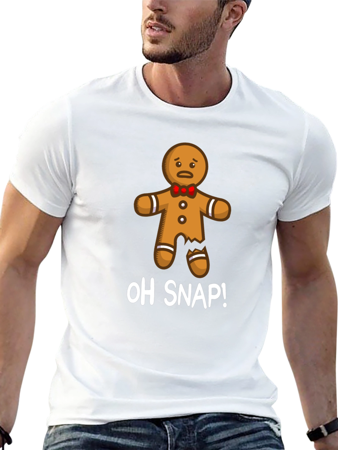Oh Snap! Gingerbread Man Graphic Tee - Unisex