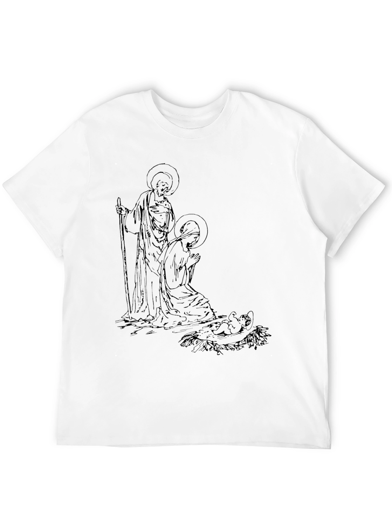 Nativity Scene Graphic T-Shirt