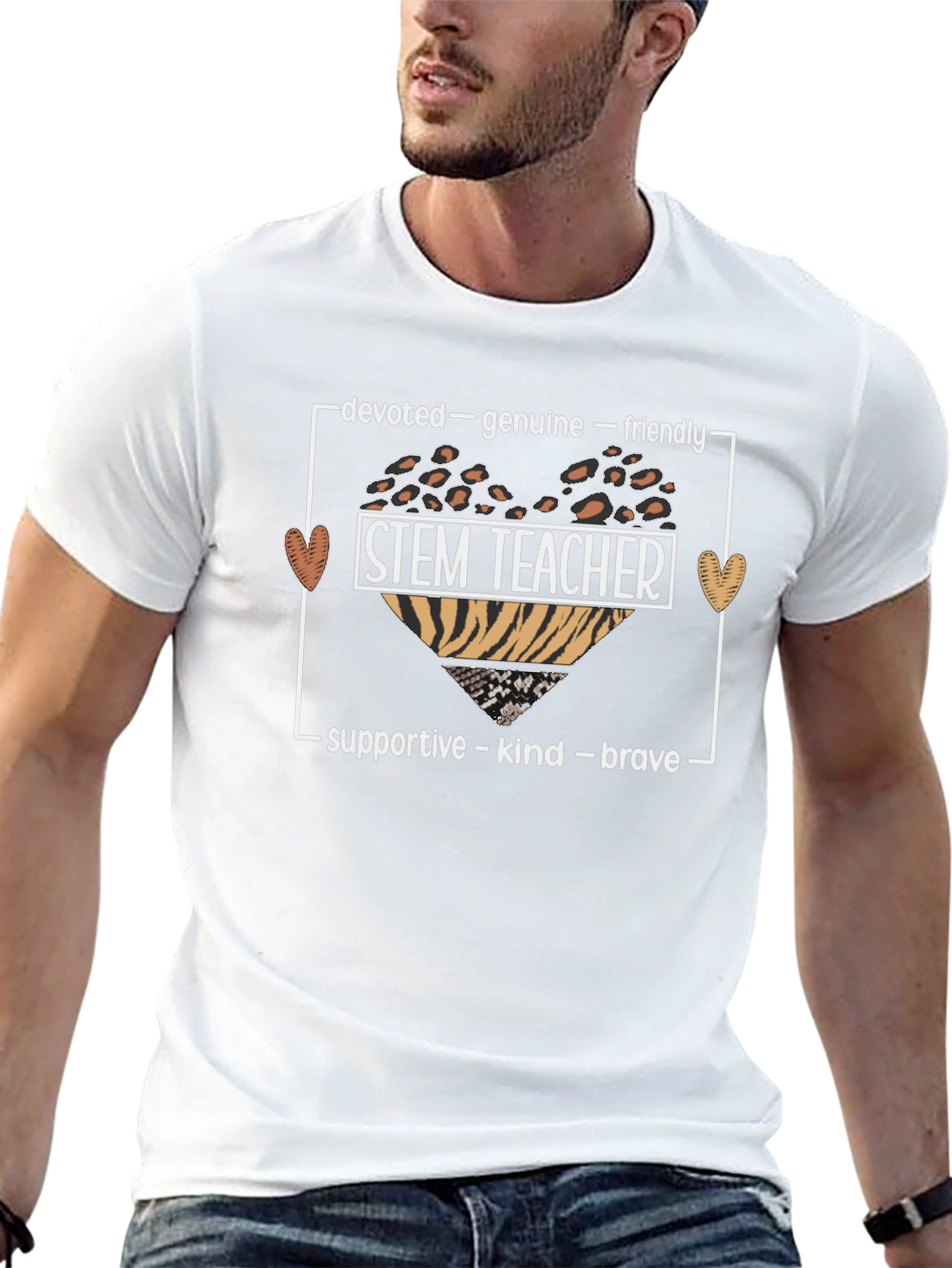 STEM Teacher T-Shirt - Devoted Genuine Friendly