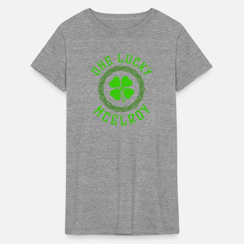 One Lucky McElroy Irish Family Four Leaf Clover