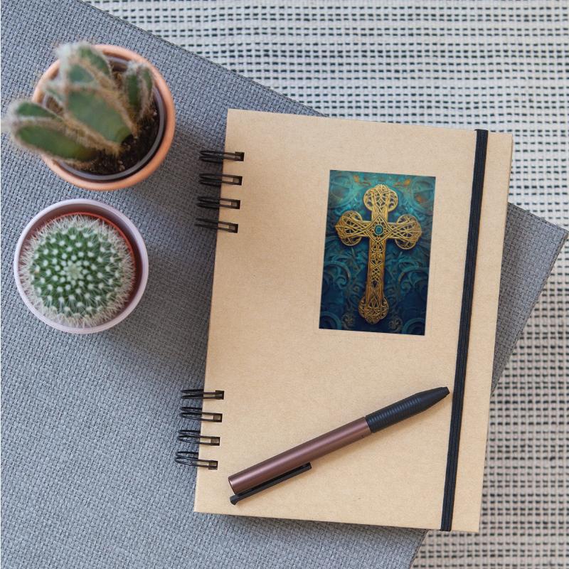 Ornate Golden Celtic Cross