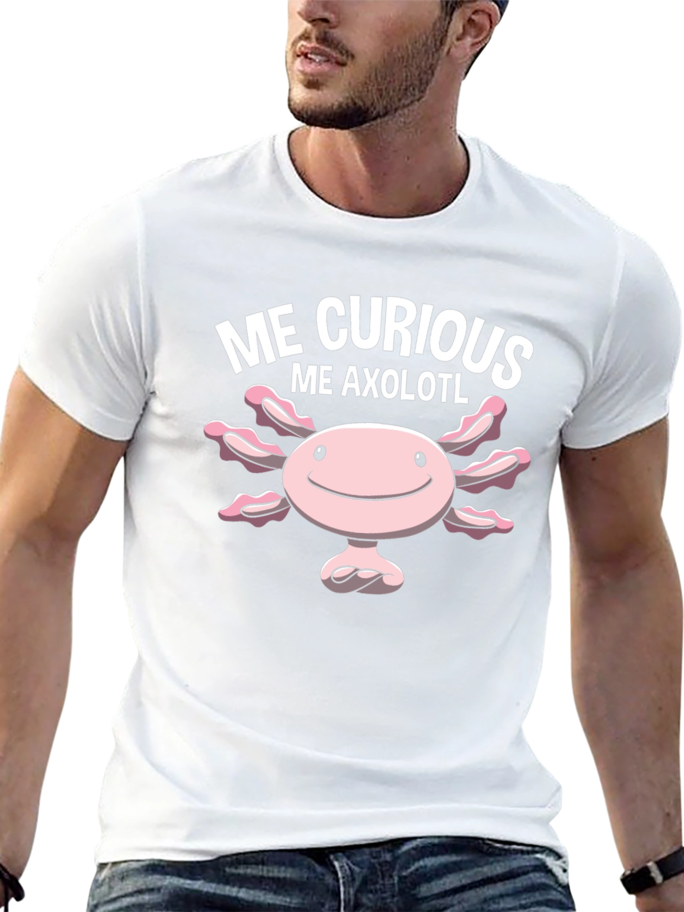 Cute Me Axolotl Graphic T-Shirt