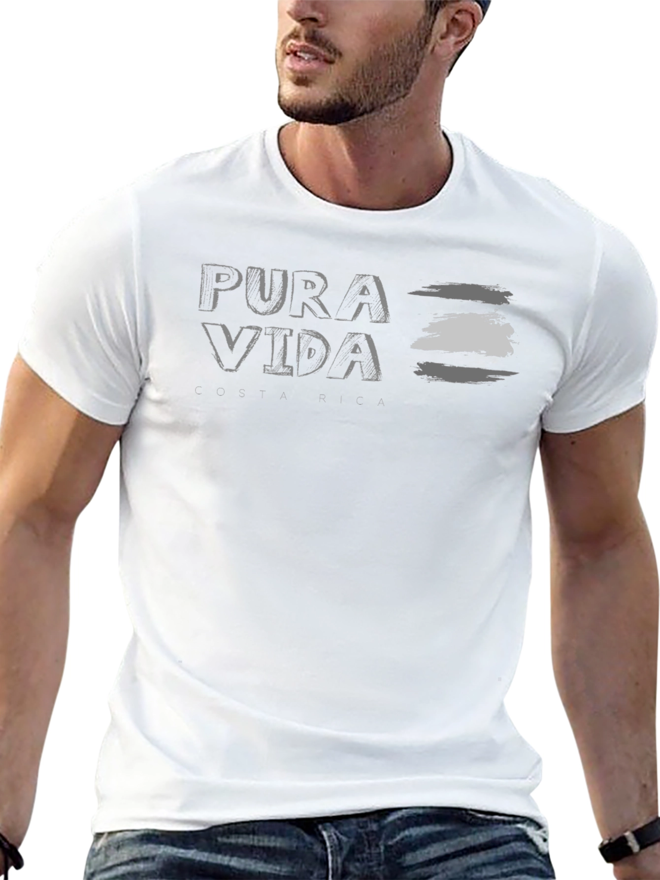 Pura Vida Costa Rica Graphic Tee - Relaxed Style