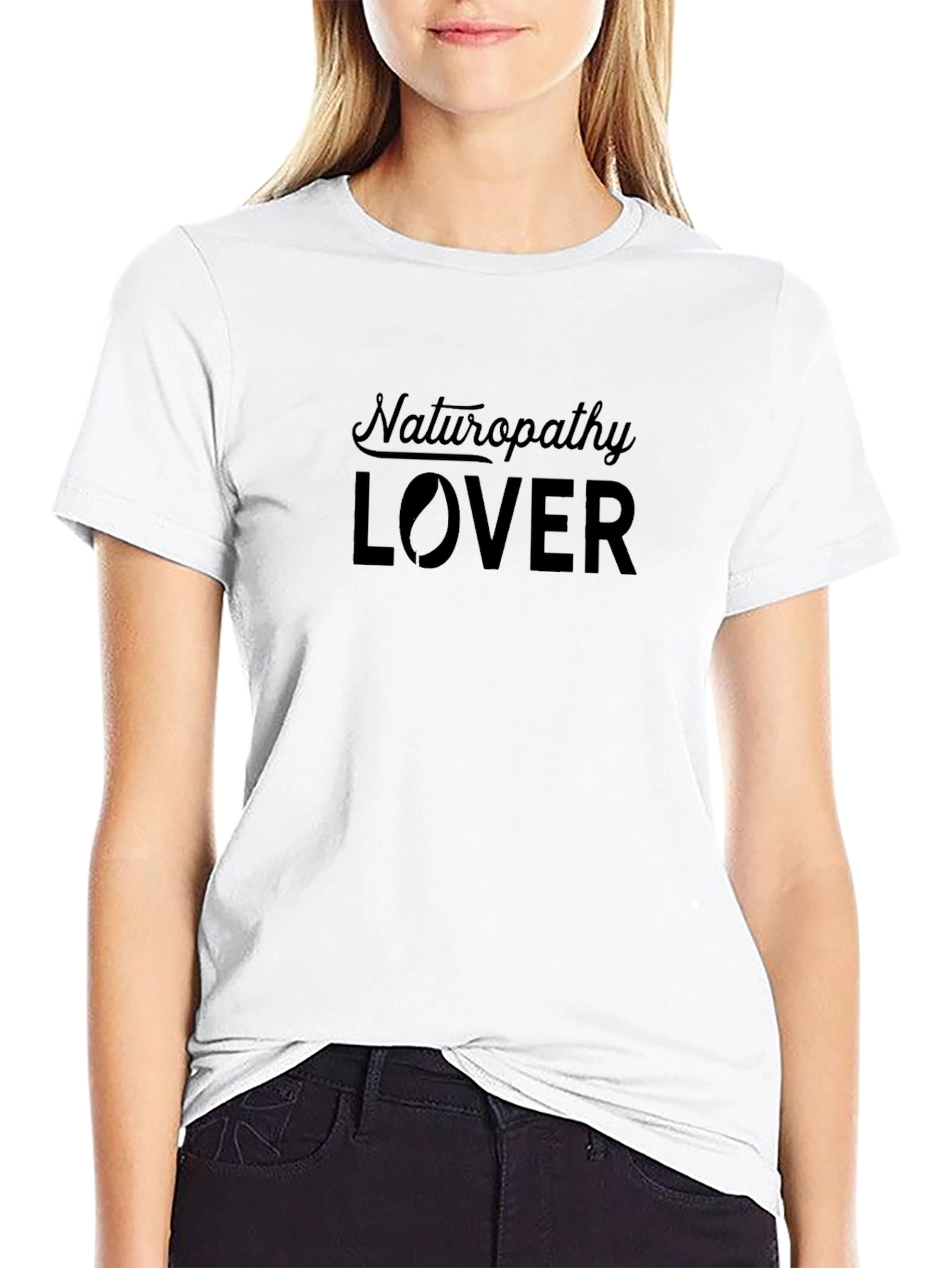 Naturopathy Lover Black T-Shirt - Stylish & Comfortable