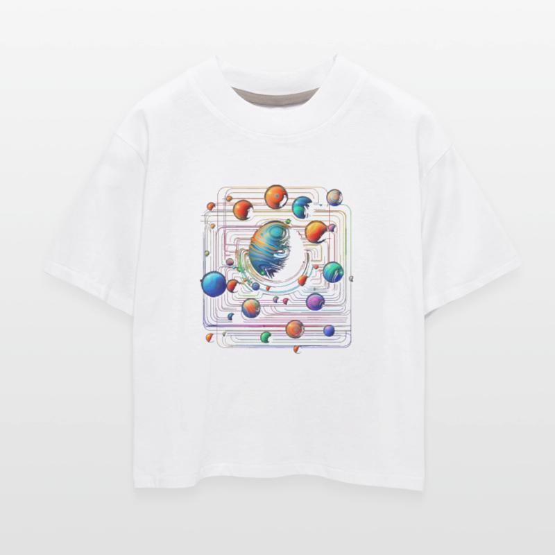 Planet Colorful Geometric Graphic