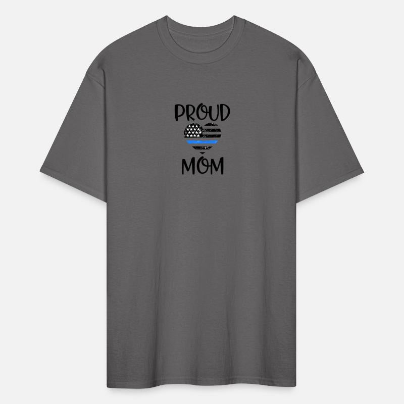 Police Officer Mom Heart Thin Blue Line Gift
