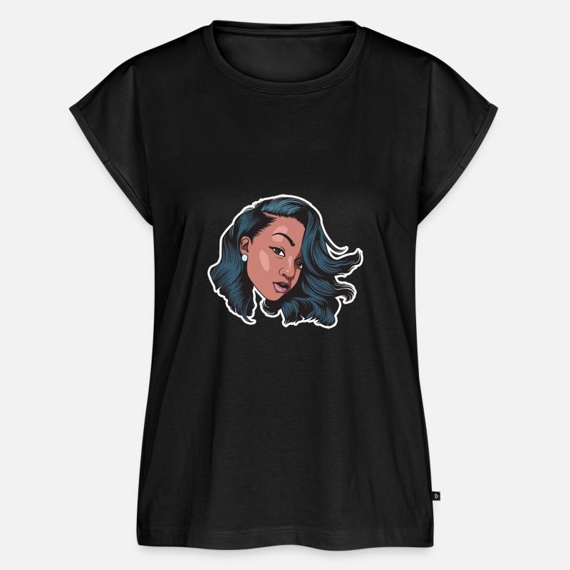 Pretty lady Fashion Model African American Ethnic