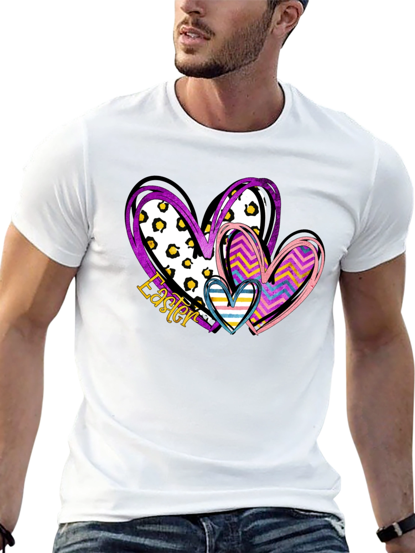 Easter Hearts Graphic Tee