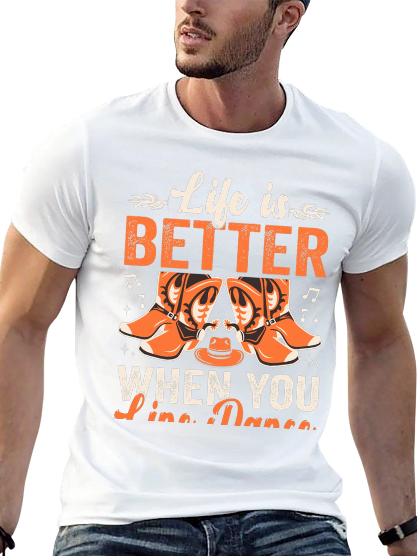 Life is Better Line Dance Graphic Tee