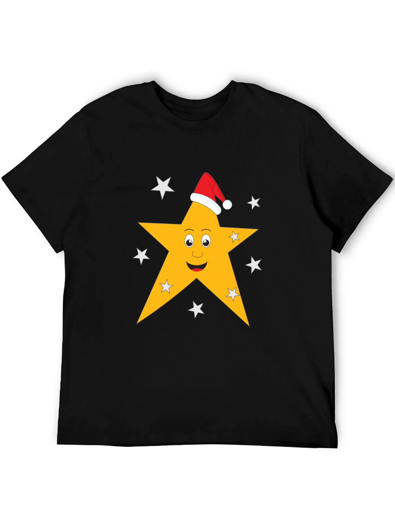 Festive Star Graphic Tee - Holiday Cheer