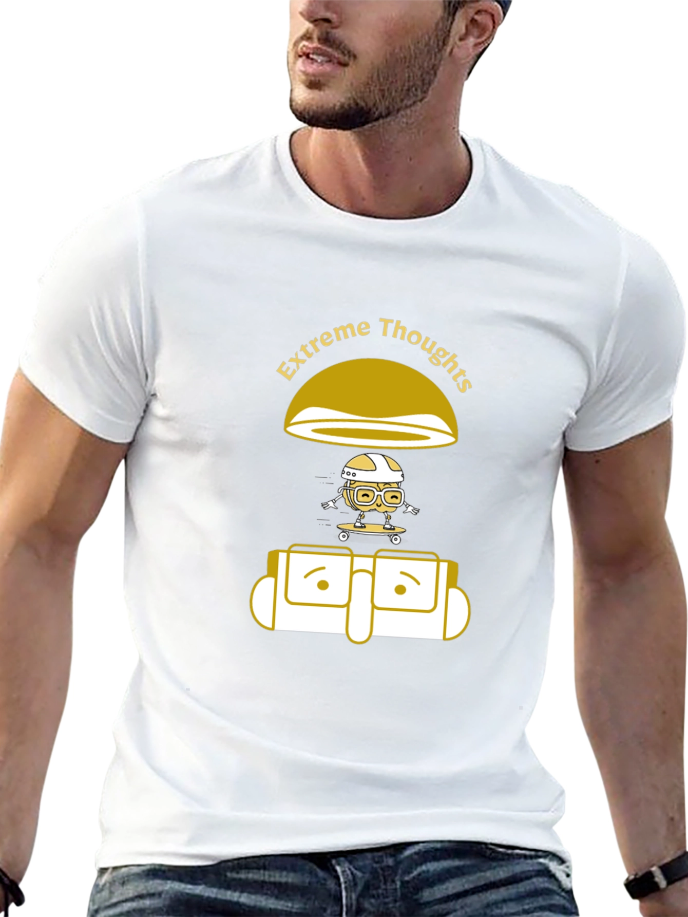 Extreme Thoughts Graphic T-Shirt - Unique Design