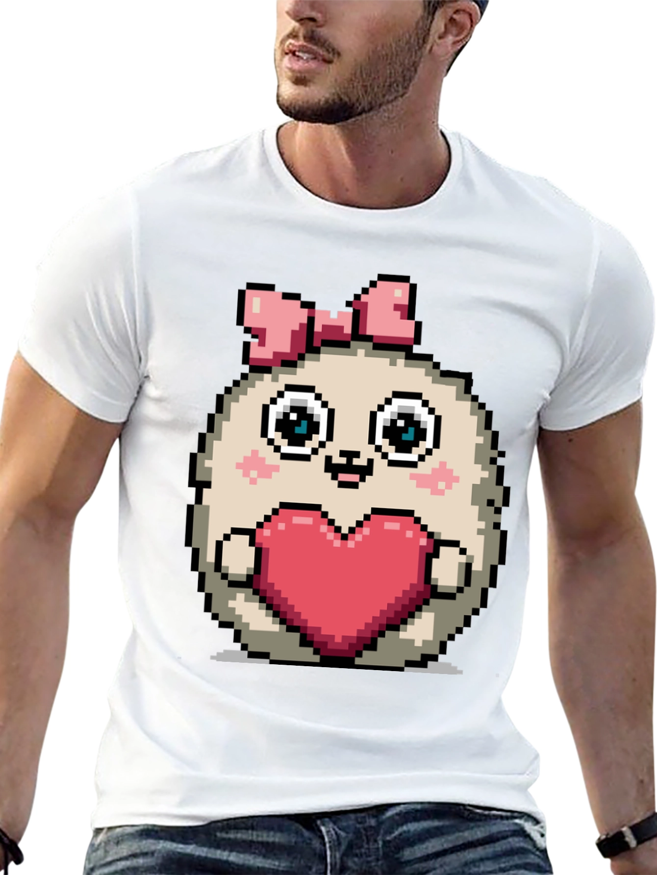Pixel Heart Kawaii T-Shirt