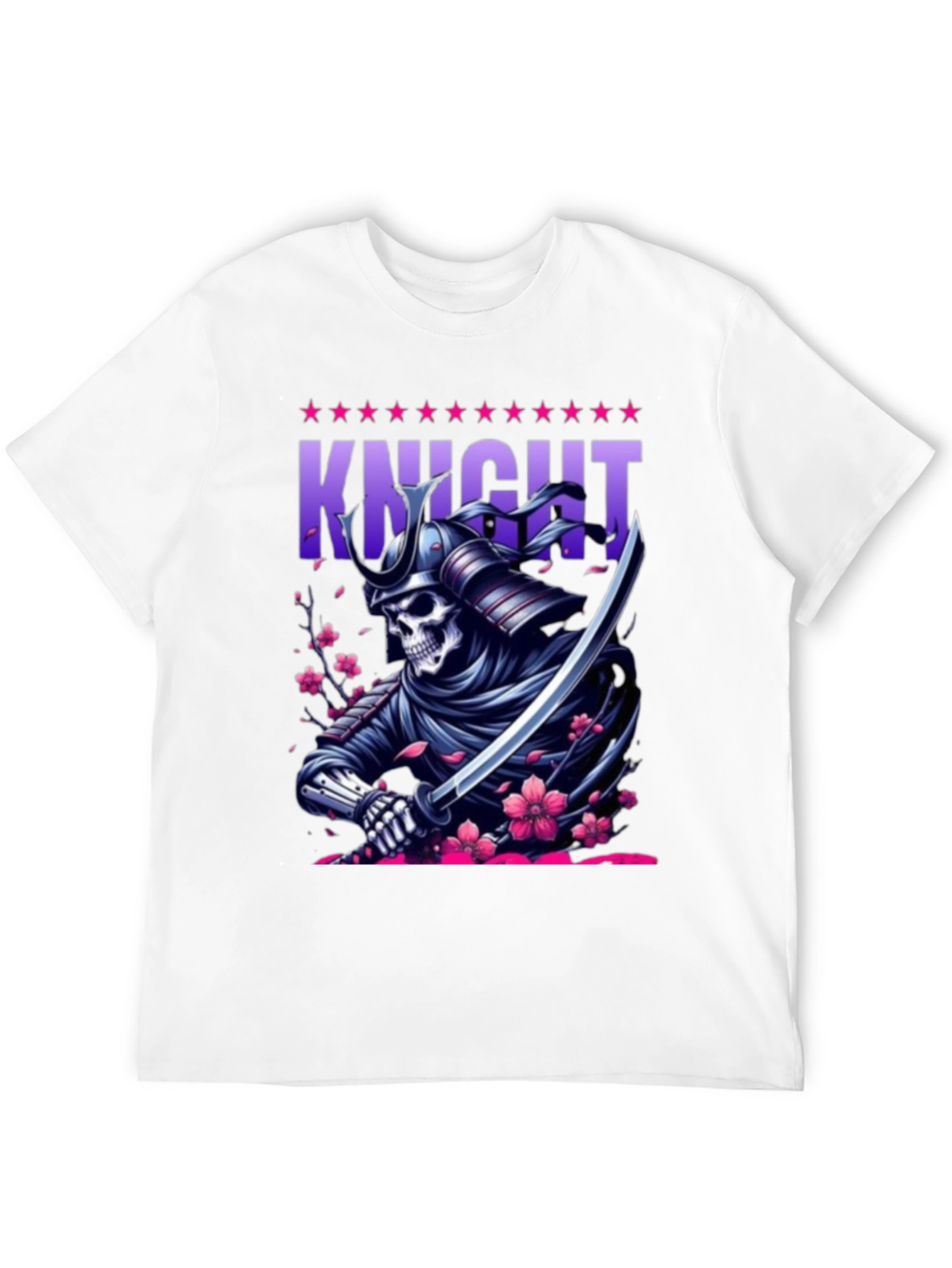 Samurai Knight T-Shirt - Skull Warrior Graphic Tee