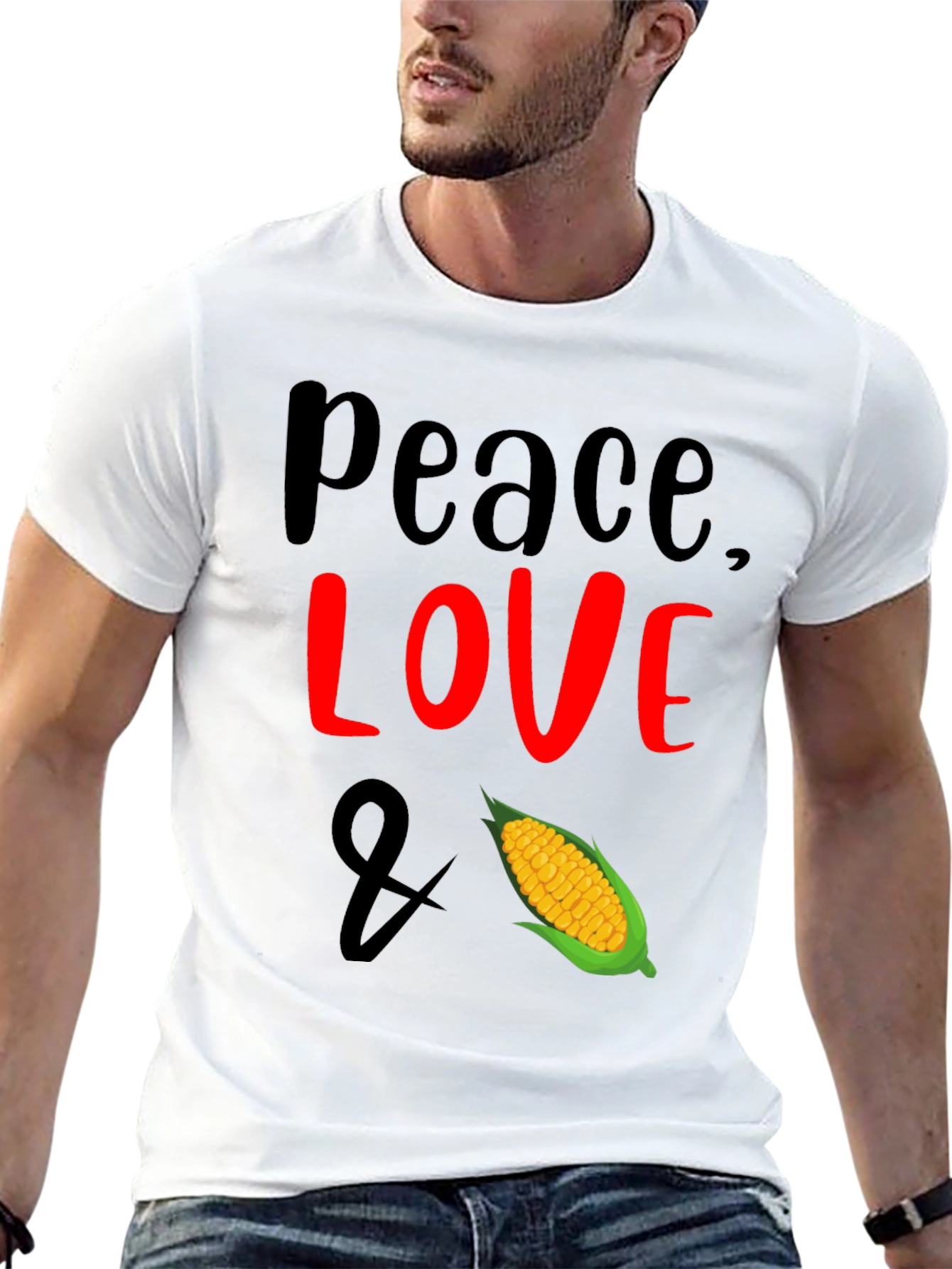 Peace Love & Corn T-Shirt