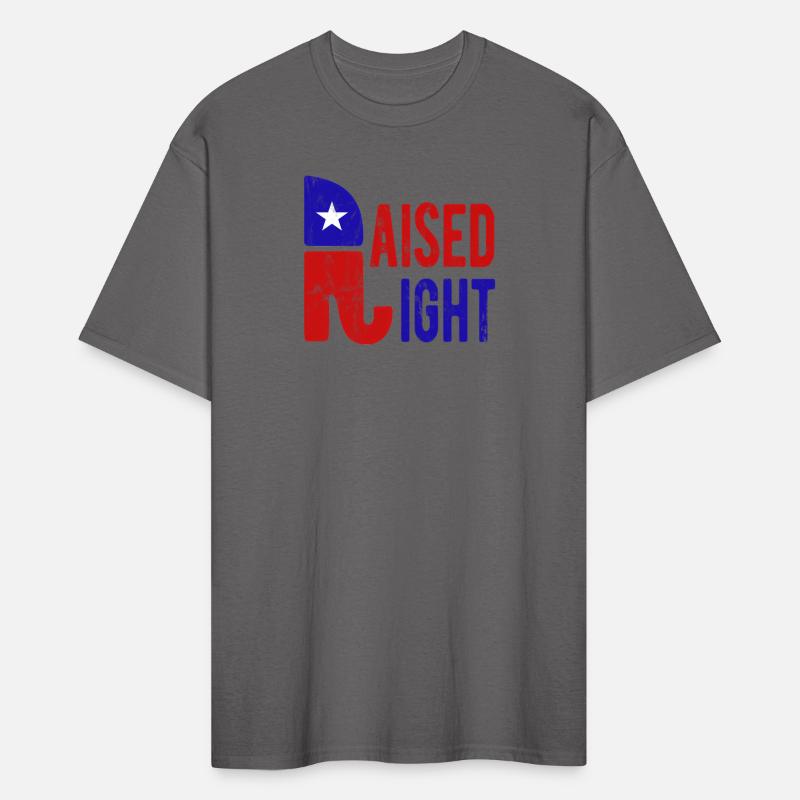 Raised Right Proud Republican Elephant Logo Usa
